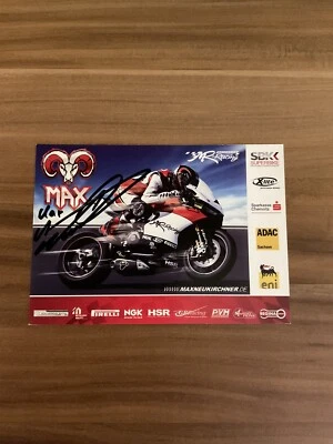 Max Neukirchner Autogrammkarte Motorsport - Bild 1 von 2