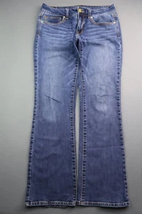 American Eagle Damenjeans 2014 Kickboot Klappentasche abgenutzt Größe 8 (31 x 30) - Bild 1 von 10