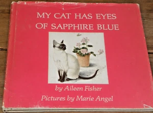 My Cat Has Eyes of Sapphire Blue, by Aileen Fisher HB - Picture 1 of 4