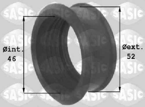 Ladeluftschlauch SASIC 3330009 Eingang für Peugeot 207 SW 207