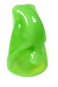 McKee JADEITE Bottoms Up Shot Glass Cup UV Shines 77725 w/Jadeite Shine Coaster - Picture 1 of 12