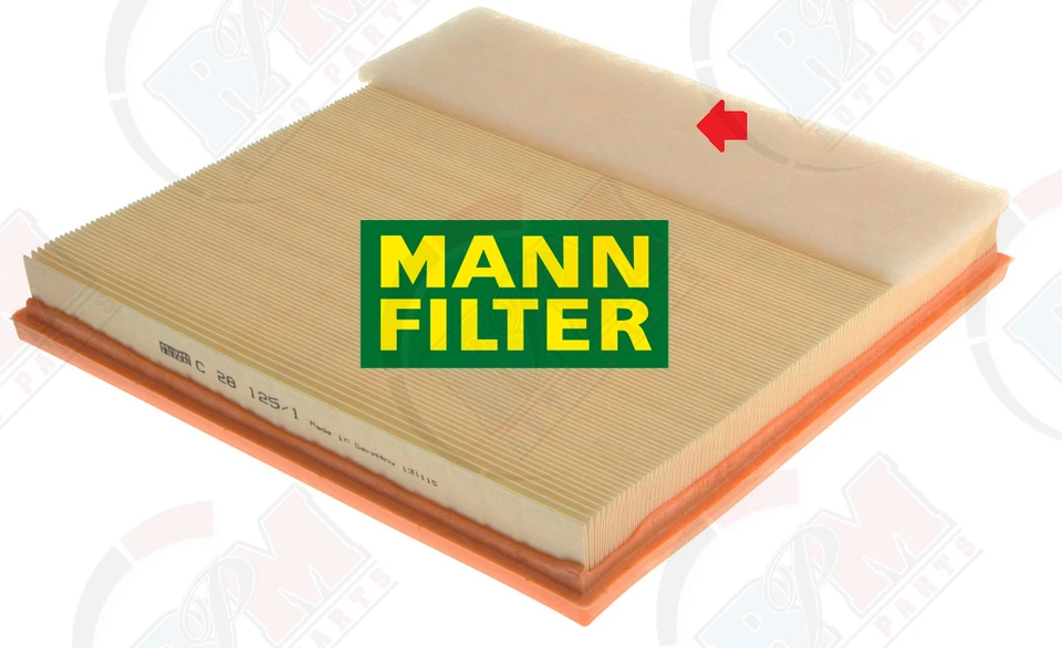 MANN Air Filter w/ Foam C281251 for BMW 535i GT 640i 740Li X3 X4 X5 X6 xDrive35i — 第 1/1 张图片
