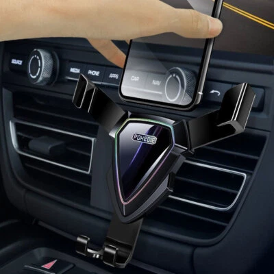 Car Phone Holder Air Vent Clip Mount Mobile Phone Stand For iPhone 13 14 Samsung - Image 1 of 4