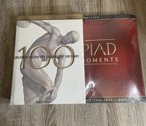 Centennial Celebration The Olympiad Greatest Moments Poster & Book col 1896-1996 - Picture 1 of 4