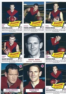 2007 - 1966 Scanlens Archives MELBOURNE Set (13 Cards) **** - Picture 1 of 2