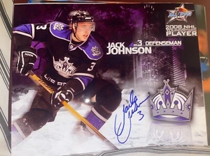 Jack Johnson signed Michigan Kings USA HOCKEY OLYMPICS 8x10 photo B - Picture 1 of 1
