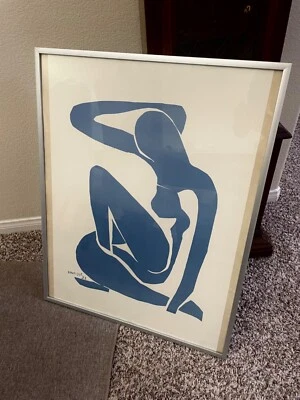 Matisse Nu Blue 1952 Des Nouvelles 复古艺术 30x23 — 第 1/4 张图片