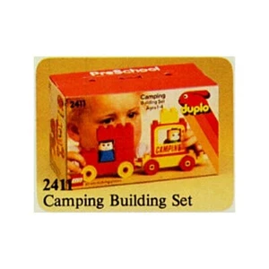 LEGO 2411 - DUPLO: Juego básico: Juego de construcción de camping - 1984 - SIN CAJA - Imagen 1 de 1