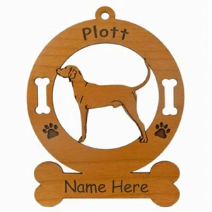 Plott Hound Standing Dog Ornament Personalized With Your Dogs Name 3712 - Bild 1 von 1