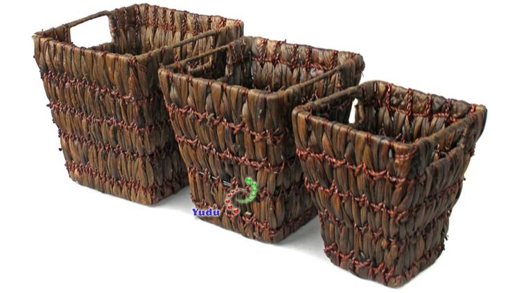 Blumentopf Korb Aufbewahrungskorb Pflanztopf Übertopf Wasserhyazinthe S90159b - Bild 1 von 1