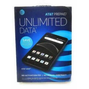 AT&T USA 16 Go prépayé bleu foncé AXIA données illimitées - Photo 1 sur 4