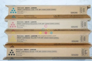 4 tóneres nuevos genuinos Ricoh C4500, C4540, LD445C CMYK 841342,841343,841344,841345 - Imagen 1 de 6