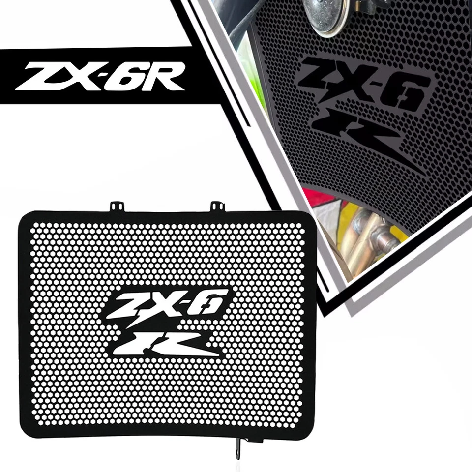 For Kawasaki Ninja ZX-6R 636 Radiator Guard Protector Ninja ZX-6RR ZX6R ZX 6R - Image 1 of 4