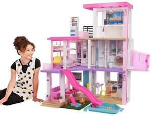 Barbie XXL Traumhaus Villa Pool Rutsche Spielzeug Mädchen GRG93 | Händler & Neu - Bild 1 von 1