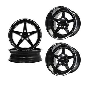 VMS Racing V Star Drag Pack 15x10 0 ET & 17x4.5 5X114.3 -25 ET 5x4.5" 5.5” BS - Picture 1 of 4