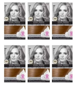 6 X John Frieda Precision Foam Hair Colour 8BP Medium Warm Pearl Blonde - Picture 1 of 2