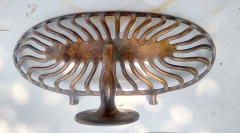 ANTIQUE BRONZE OR BRASS JENKINS MFG CO. TUB SHOWER SOAP DISH OR SPONGE HOLDER Cover