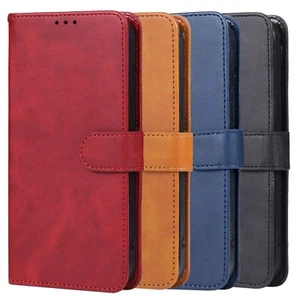 For iPhone 16 Pro Max 16 Plus Premium Wallet Case Leather Phone Cover - Picture 1 of 7