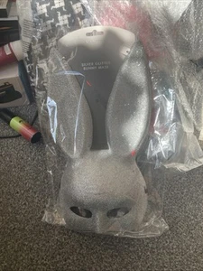 Silver Glitter Bunny Mask New - Easter Fun | Roleplay | Theatre | Masks - Picture 1 of 2