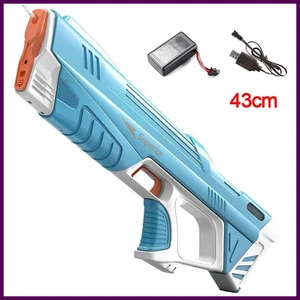 Pistola de Agua Eléctrica 43cm Juguete Almacenamiento Automático Niños Exterior Playa Juego - Imagen 1 de 30