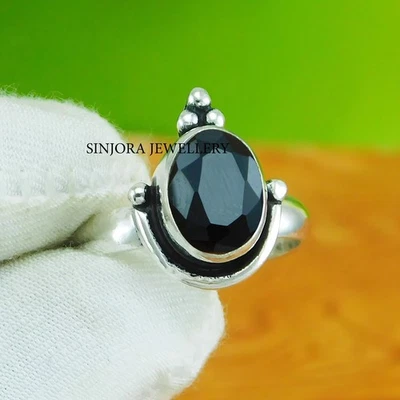 Anello regalo fatto a mano in argento sterling 925 con pietra preziosa... - Immagine 1 di 4