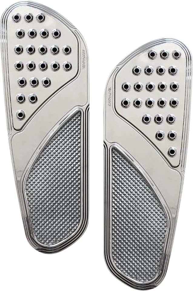 Tableros delanteros ACCUTRONIX - extendidos - cromados - moleteados - se adapta a FL FBF01-KDVC Foto 1 de 1