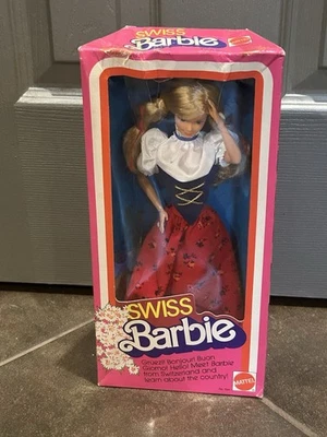 Barbie suiza Mattel vintage 1983 muñecas del mundo #7541 Foto 1 de 4
