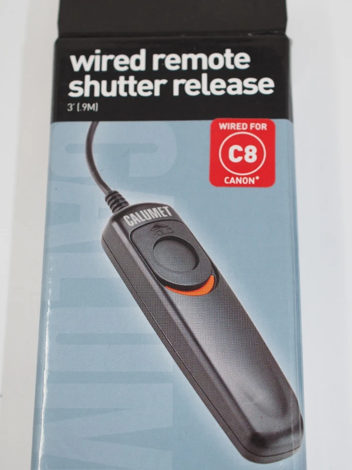 Calumet Wired Remote Shutter Release C8 for Canon (RS80-N3) - Image 1 of 4