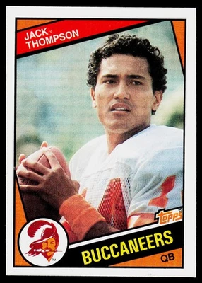 Jack Thompson, 1984 Topps, #372, Tampa Bay Buccaneers, - Image 1 of 2