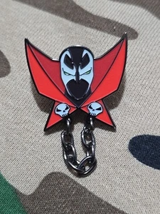 1997 Spawn Película Esmalte Solapa Cordón Sombrero Pin Insignia Metal **** - Imagen 1 de 2