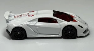 Hot Wheels Exotics Lamborghini Sesto Elemento White 1/64 Diecast Loose - Picture 1 of 12