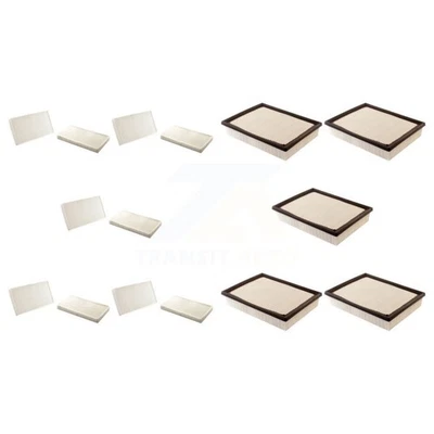 Air Cabin Filters (10 Total) Kit For Chevrolet Silverado 1500 GMC Sierra 2500 HD - Image 1 of 2