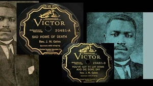 78RPM  REVEREND GATES- NEGRO SERMON 1920S Victor Scroll 20481 - Picture 1 of 3