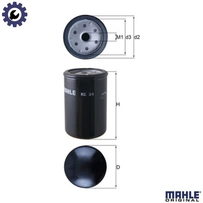 FUEL FILTER KC 24 FOR RENAULT TRUCKS B/Van/Platform/Chassis GAZ GAZELLE 2.5L - Image 1 of 4