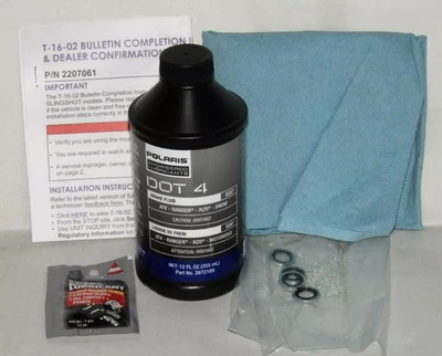 Kit de lubricante y sello líquido de frenos de nieve Polaris 2207061 1995-2024 Slingshot Ranger Foto 1 de 4