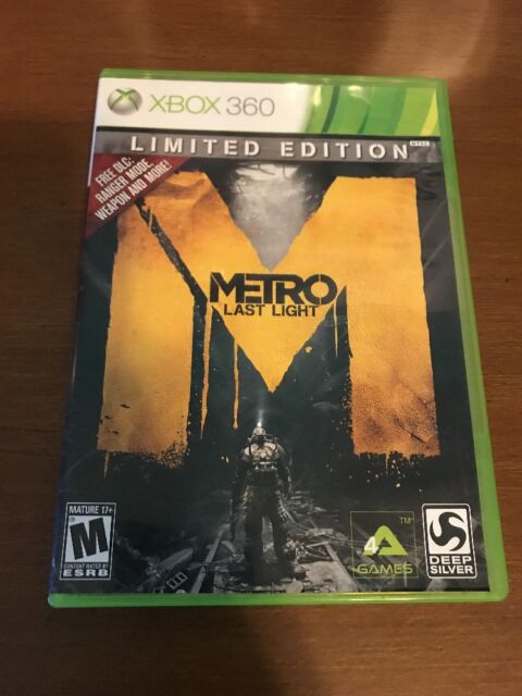 metro last light edicao limitada com dlc - jogo xbox 360 - Retro Games