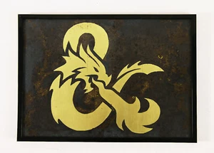 Mazmorras y Dragones Regalo Metal Pared Arte Impresión Póster D&D Obras de Arte Decoración - Imagen 1 de 7