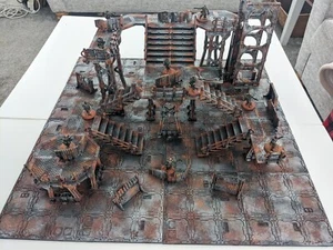 Adecuado para Warhammer 40K Kill Team Necromunda Industrial terreno paisaje configuración - Imagen 1 de 19