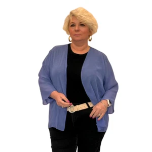 DAMEN JACKE DAMEN CHIFFON ÜBERGRÖSSE ZUCKEN COVER UP - Bild 1 von 11