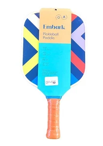 Carbon Triangle Pickleball Paddle - Embark, Carbon Fiber, Red Blue Yellow - Picture 1 of 2