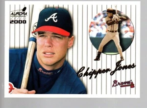 2000 Aurora Pinstripes #12 Chipper Jones - Bild 1 von 1