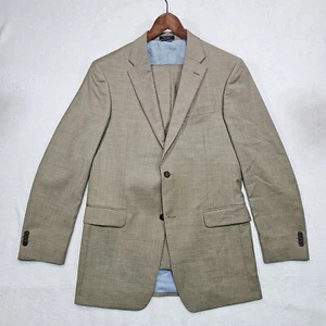 Tommy Hilfiger Suit Men's Blazer 42 L Pants 33x31 Tan Beige Wool Coat Jacket - Picture 1 of 17
