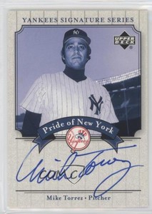 2003 Upper Deck Yankees Signature Series Pride of New York Mike Torrez Auto