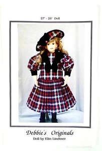 Vintage Doll Size Tracing Pattern Victorian Sailor Outfit Debbie's Originals - Picture 1 of 5