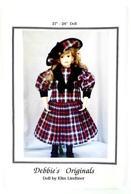 Vintage Doll Size Tracing Pattern Victorian Sailor Outfit Debbie's Originals - Image 1 of 4