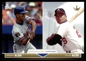 2022 Bobby Witt Jr. Topps x Crown Collection In The Family Moises Alou/Felipe - Bild 1 von 2