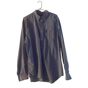 Abercrombie & Fitch Herren Blau Button Down Hemd Langarm Freizeit Oberteil XL - Bild 1 von 9
