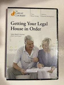 DVD Getting Your Legal House in Order by Sally Balch Hurme NEW - Imagen 1 de 2