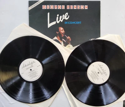 George Benson – Live In Concert 2 x LP Album vinyl record 1985 soul jazz funk Foto 1 de 4