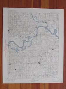 Mapa de ratón original vintage del USGS de Marshall Missouri 1938 - Imagen 1 de 1